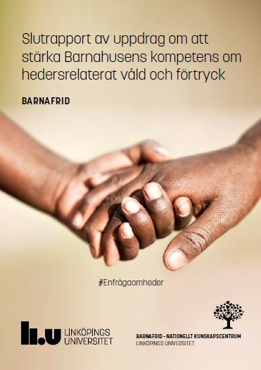 Omslag rapport Barnafrid